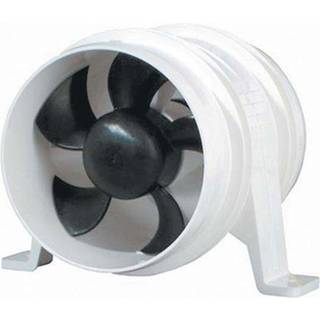 Motorrumsventilator Attwood Turbo 3000 Series, 12 V, inline, Ø75 mm (3") - Ø75 mm (3"), 4.1 m³/minut