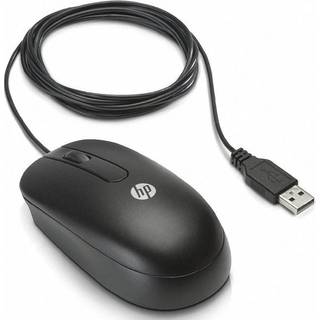 HP USB Optisk Mus med 2 Touch-knapper. Sort.
