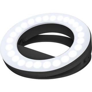 Picture Me selfie LED-lys (sort) - På lager i butik