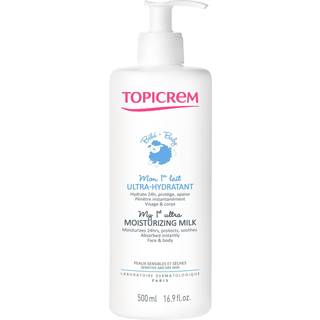 Topicrem BABY My 1st Ultra-Moisturizing Milk Fugtgivende ansigts- og kropsmælk Til tør og sensitiv hud 500 ml - 500 ml