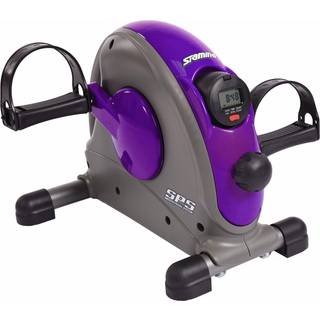 Stamina mini ?velsescykel med glat pedalsystem - b?rbar pedal?velse - cardio -udstyrs fitnesscykel - Station?r cykel til hjemme tr?ning - lilla