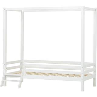 Hoppekids ECO Dream - Himmelseng m. Trappe - 90x200 cm. - Hvid