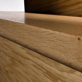 Kährs Massiv Trappeforkant 60x35 mm til Original 15 mm Woodloc - Ask lak