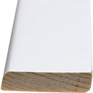 Ht32 forkantliste 1rk 5x21mm fyr hvidmalet ral 9010 - 300 cm - fsc® mix credit