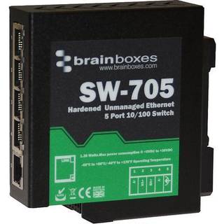 Hardened Industrial 5 Port 10/100 Ethernet Switch