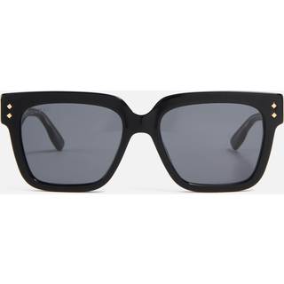 Gucci Mand GG1084S 001 Solbriller Acetat Sort Grå Firkantet