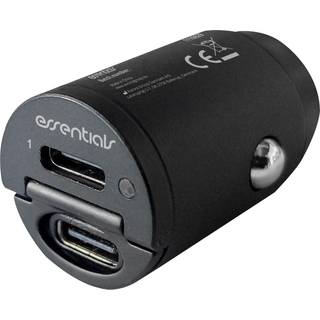 Essentials Dobbelt biloplader PD 30W
