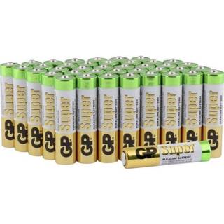 GP Batteries GPSUP24A011S40 AAA-batteri 40 stk