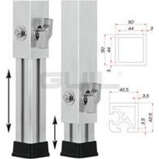 Guil PTA-440/80-140 Telescopic Foot TILBUD NU