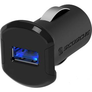 Revolt Enkel 12W USB Bil Lader - Sort