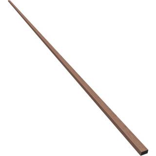 FibroTech akustik afslutningsliste til PREMIUM, PROFF og SQUARE, 25 x 3000 mm, walnut - 2 stk.