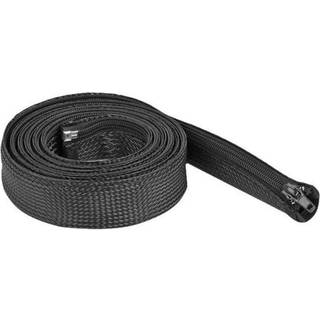 DeLOCK Braided Sleeve with zip fastener heat-resistant