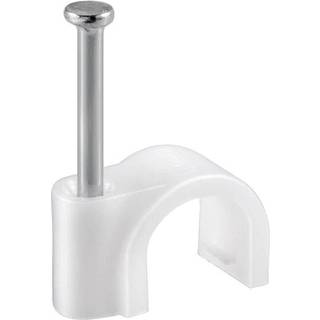 Pro Cable Clip - White - 12mm