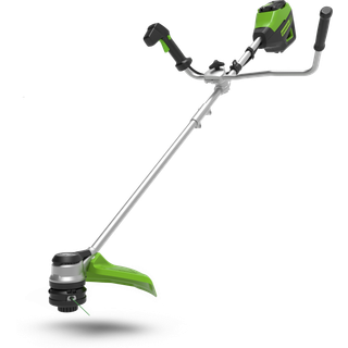 Greenworks, GD60BCB, Trimmer, 60V, cykelstyr, u/batteri og universal lader