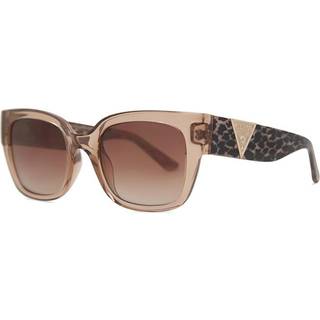 Guess Kvinde GU7742 57G Solbriller Injiceret Beige Brun Firkantet Normal Skygge
