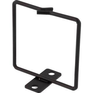 Kabelkrog til Rackskab 1U - 80x80 mm - Sort