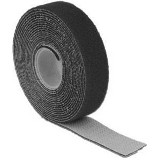 Delock Burrebånd - 20 mm - Sort - 3 m