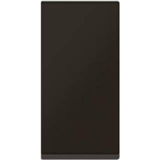 Legrand Mosaic fjedertryk 1pol 6a led 1m matsort