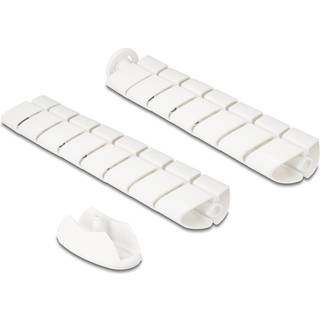 Delock kabel organizer til skrivebord - 740 x 75 mm - Hvid