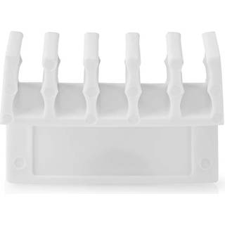 Nedis Kabel Management | Kabelklips | Klik og Go | 2 stk. | Antal slots: 5 Pladser | Maksimal tykkelse på kabel: 7.1 mm | Polypropylene | Hvid