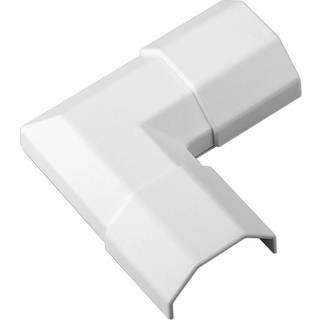Plastik kabelbakke hjørnestykke - Hvid, 33 mm