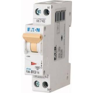 Eaton Automatsikring (MCB), 13A, 1pole+N, 1M, type C