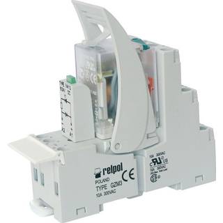 Relpol Relæ komplet 3c/o 10a 230vac sokkel+led