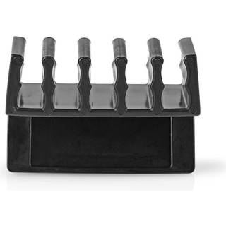 Nedis Cable Organizer, 6 steder, 2-pak - Sort