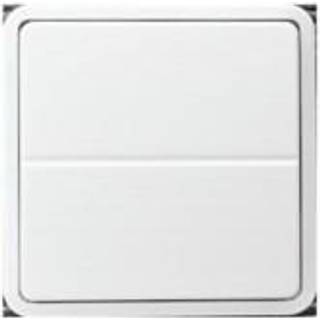 Zigbee 2 tryk batteriløs t/FUGA hvid