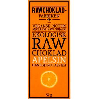 WermlandsChoklad Rawchokolade ØKO, 50 g, Orange