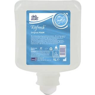 Deb Stoko, Refresh Original FOAM skumsæbe, m. parfume, U. farve, refill, 1 L