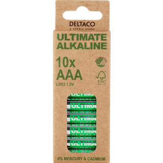 Deltaco 10 x AAA / LR03 - Alkaline