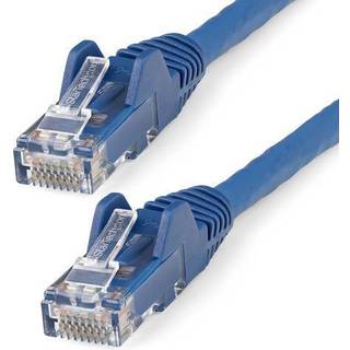 StarTech.com 15m LSZH CAT6 Cable, 10 Snagless RJ45 100W Network Patch Cord Strain Relief, CAT 6 10GbE UTP, Blue, Individually Tested/ETL, Low Smoke Zero Halogen - Category 6 - 24AWG (N6LPATCH15MBL) CAT 6 Ikke afskærmet parsnoet (UTP) 15m Patchkabel Blå --> På fjernlager, levevering hos dig 24-10-2026