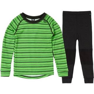 Helly Hansen Kids' HH Graphic LIFA® Merino Base Layer Set Skiundertøj Børn - Clover - Clover / 128 cm / 8 år