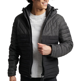 Superdry Fuji jakke med miks af tweed