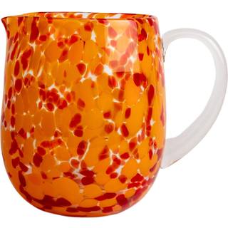 Byon Messy Jug Round 280 Cl Red/orange - Vandkarafler & Vandkander Glas Rød - 5263908006