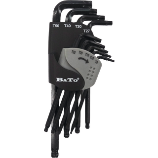 BaTo stiftnøglesæt TX8-50 9 dele lang 3147