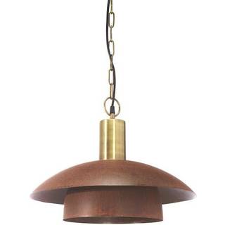 PR Home hængelampe Bolton, Ø 45 cm, rustfarvet, metal