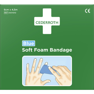 Cederroth Bandage Cederroth svart 6cmx4,5m re