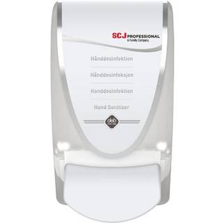 SCJ Dispenser Hånddesinfektion Manuel 1000 ml Hvid/Krom (IFS1LDSSC)