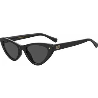 Chiara Ferragni Kvinde CF 7006/S 807/IR Outlet solbriller Plast Sort Grå Cat Eye Normal