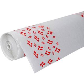 Rulledug 50mx120cm af genbrugspapir med flagmotiv