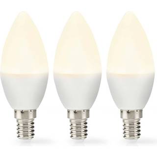 Nedis LED-lampe E14, Lys, 4,9W, 470 lm, 3-pak