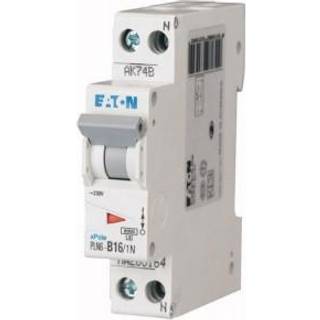 Eaton Automatsikring (MCB), 16A, 1pole+N, 1M, type C