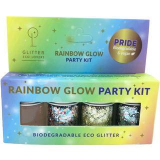 Glitter Eco Lovers Rainbow Glow Party Kit 24ml