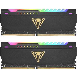 Patriot Viper Steel RGB - DDR4 - kit - 16 GB: 2 x 8 GB - DIMM 288-pin - 3200 MHz / PC4-25600 - unbuffered