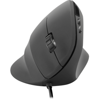 Speed-Link Piavo Ergonomic Vertical USB Mouse - Ergonomisk mus - 5 knapper - Sort