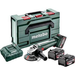 Vinkelsliber Metabo W 18 L 9-125 Quick Set; 18 V; 3x4,0 Ah batt.