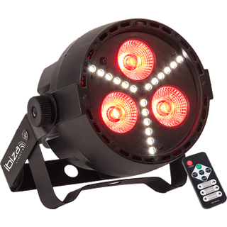 IBIZA LED PAR RGBW med Strobe