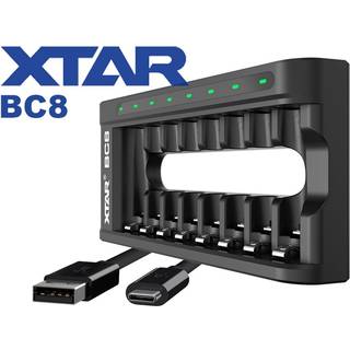 XTAR BC8 AA / AAA oplader 0.5A